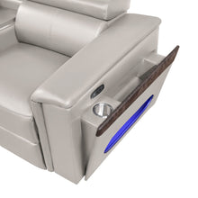 Load image into Gallery viewer, Nova - Sectional With Bluetooth Speaker, LED And Lifting Wine Cabinet
