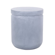 Load image into Gallery viewer, Outdoor Concrete End Table - Light Blue
