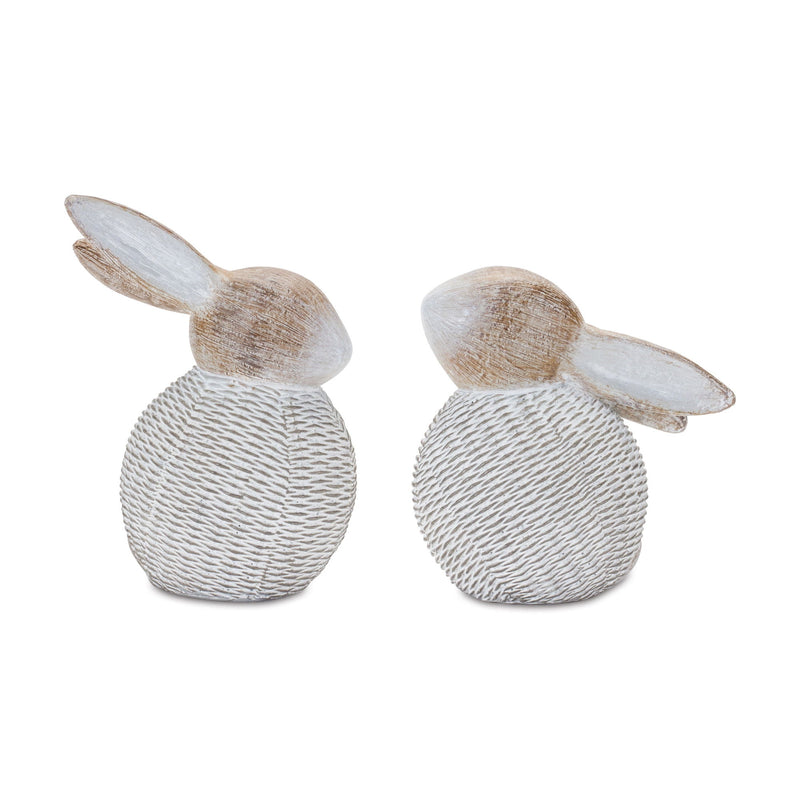 Figurine Tabletop Sculpture (Set of 2) (592957) - White