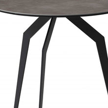 Load image into Gallery viewer, Ceramic Round End Table - Black And Gray
