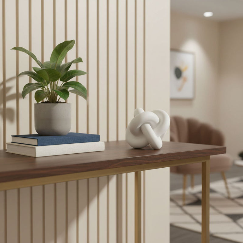 Knot Tabletop Sculpture - White