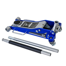 Load image into Gallery viewer, Hydraulic Trolley Floor Jack With Extra Saddle, Fits Suvs And Extended Height Trucks - Blue / Silver
