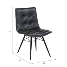 Load image into Gallery viewer, Tufted Back Dining Chairs (Set of 4) - Black
