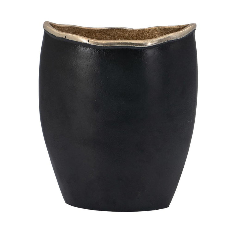 Oval Table Vase (565459) - Black / Gold