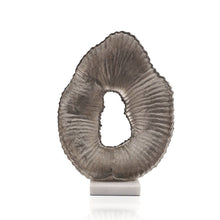 Load image into Gallery viewer, Marble Tabletop Sculpture - Silver / White

