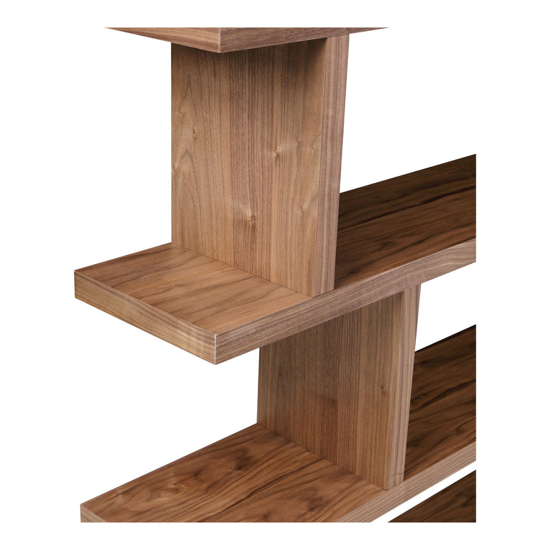 And Five Tier Bookcase - Brown / Natural
