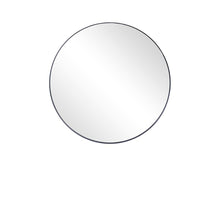 Load image into Gallery viewer, 32" Round Metal Framed Accent Mirror - Black
