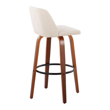 Load image into Gallery viewer, Toriano - Mid Century Modern Fixed Height Barstool Swivel And Round Footrest (Set of 2)
