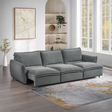 Load image into Gallery viewer, Eaden - Power Sofa With Sleeper - Gray Chenille
