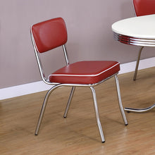 Load image into Gallery viewer, Open Back Upholstered Side Chairs (Set of 2)
