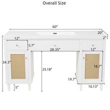Load image into Gallery viewer, Bathroom Vanity With Sink, Spacious Storage Cabinet
