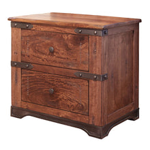 Load image into Gallery viewer, 29" Two Drawer Nightstand - Wood Brown
