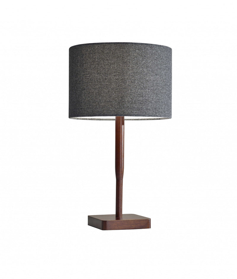 Cozy Cabin Table Lamp - Walnut Wood