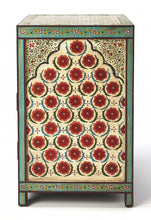 Load image into Gallery viewer, Standard Accent Cabinet With One Drawer - Brown And Green And Ivory
