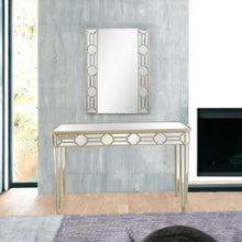 Load image into Gallery viewer, Mirrored Glass Console Table And Mirror (Set of 2) - Silver And Champagne
