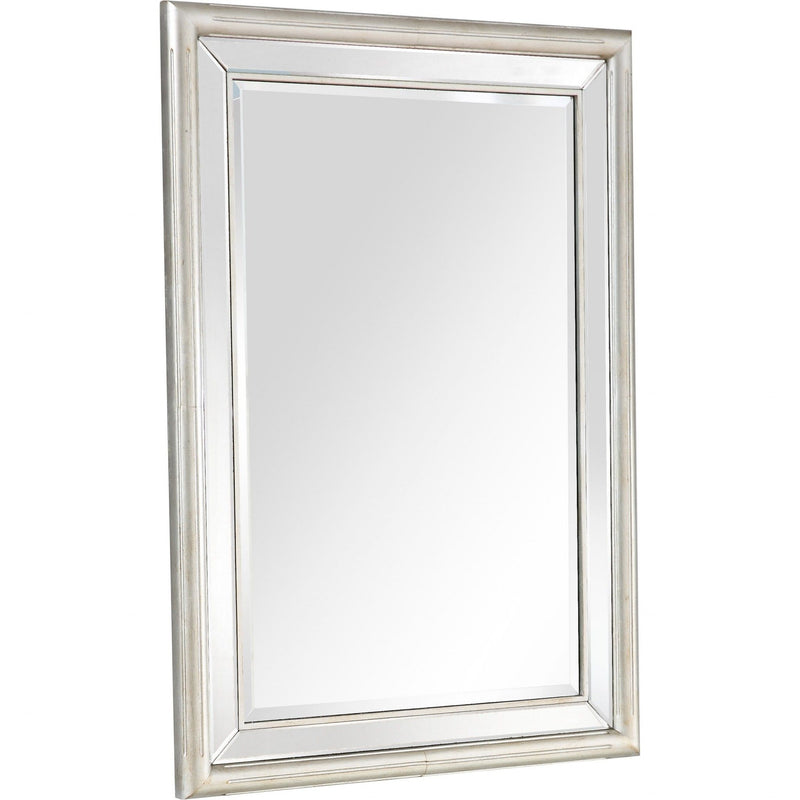 44" Framed Accent Mirror - Silver