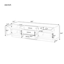 Load image into Gallery viewer, Modern Minimalist TV Stand, Entertainment Center Media Console Cabinet With Adjustable Shelves For Living Room
