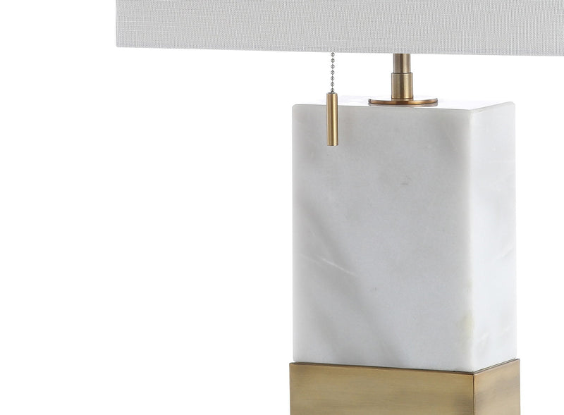 Table Lamp LED With Shade - White
