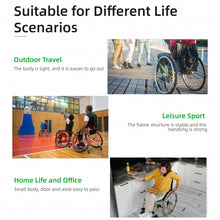 Load image into Gallery viewer, Premium Lightweight Foldable Sport Wheelchair All Body Sturdy &amp; Comfortable 250Lbs Capacity Easy Folding 24" Sports Tires Perfect For Outdoor - Black / Green

