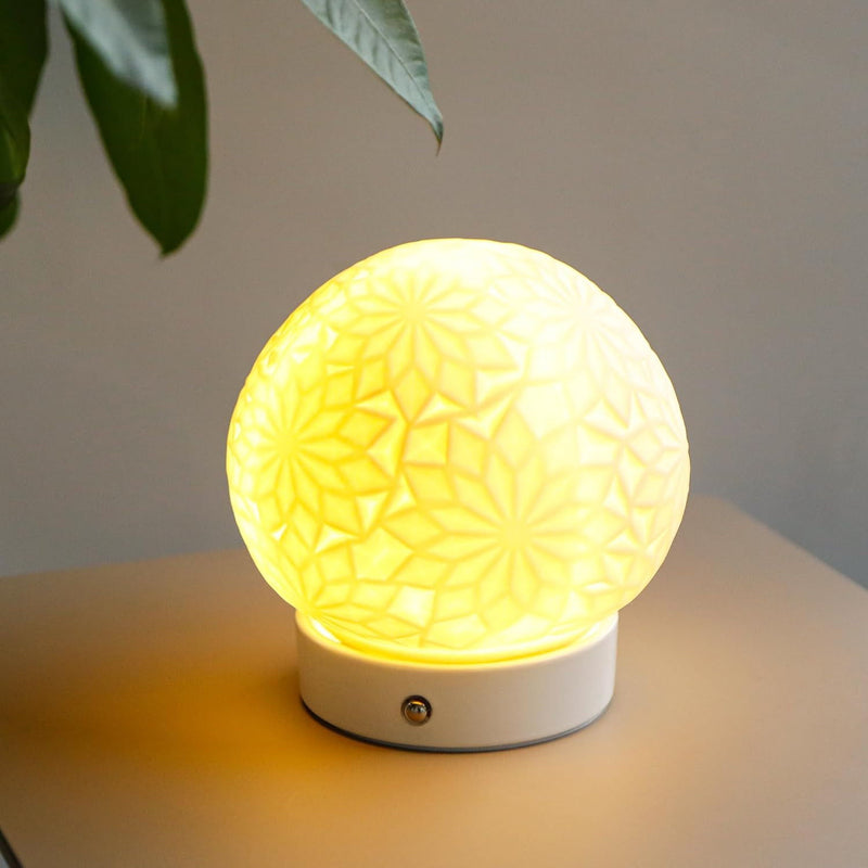 Globe Desk Lamp With Globe Shade (734241) - White