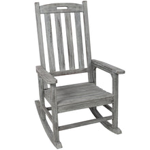 Load image into Gallery viewer, Oversized Porch Rocker Chair With Wide Seat And Tall Backrest
