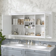 Load image into Gallery viewer, Modern Wall-Mount 2 In 1 Mirror Cabinet With Adjustable Shelves, Soft-Closing Hinges

