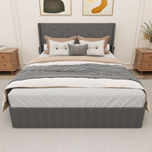 Load image into Gallery viewer, Bed With Gas Lift Storage, USB Ports
