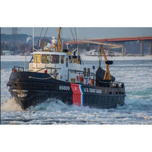 Load image into Gallery viewer, Hand Painted Model Boat (624421) - Black / White
