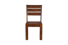 Load image into Gallery viewer, Solid Wood Ladder Back Dining Chairs (Set of 2) - Brown
