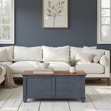 Load image into Gallery viewer, Lift-Top Coffee Table - Blue

