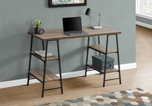 Load image into Gallery viewer, Computer Desk For Home Office, Storage Shelves, Industrial Design
