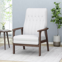 Load image into Gallery viewer, Mid Century Modern Upholstered Accent Chair
