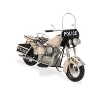 Load image into Gallery viewer, Hand Painted Model Motorcycle - Cream
