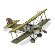 Load image into Gallery viewer, Hand Painted Model Airplane Tabletop Sculpture - Yellow / Green
