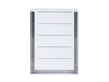 Load image into Gallery viewer, 49" Wood Lighted Five Drawer Dresser - White
