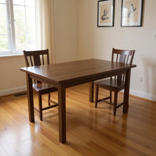 Load image into Gallery viewer, 60" Solid Wood Dining Table - Raw Umber
