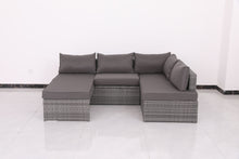 Load image into Gallery viewer, Patio Sofa With Cushions - Gray
