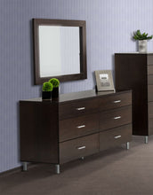 Load image into Gallery viewer, 39" Square Framed Dresser Mirror - Ebony
