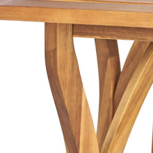 Load image into Gallery viewer, Outdoor 7 Piece Dining Set With Rectangular Table - Teak
