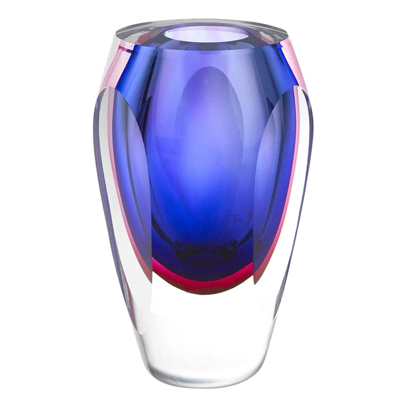 Table Vase - Clear / Purple