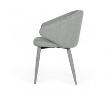 Load image into Gallery viewer, Fabric Wrapped Dining Chairs (Set of 2) - Gray
