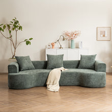 Load image into Gallery viewer, Modern Style Ultra Smooth Curved Sofa With 3 Pillows
