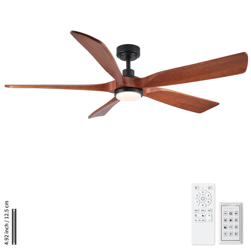 Ceiling Fan With Light And Remote Control