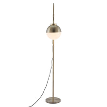Load image into Gallery viewer, Crossed Floor Lamp - White And Brushed Bronze
