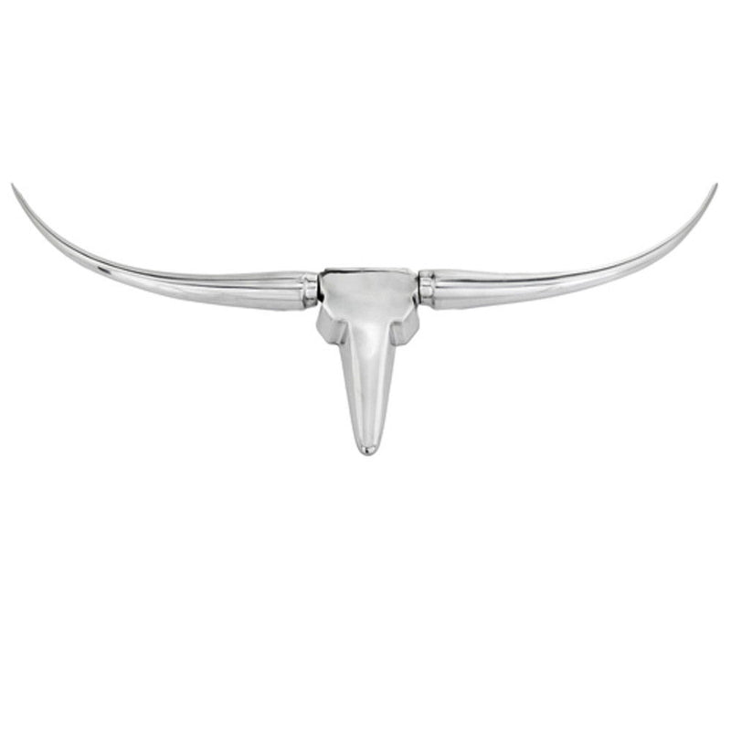 Buffed Decorative Wall Sculpture - Silver