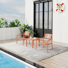 Load image into Gallery viewer, 3 Piece Indoor / Outdoor Leisure Table And Chair Set

