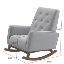 Load image into Gallery viewer, Demetrius - Solid Wood Rocking Chair
