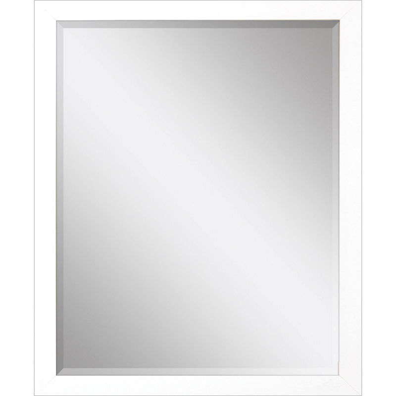 43" Framed Accent Mirror - White