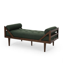 Load image into Gallery viewer, Chic Contemporary Chaise Lounge With Button Tufting And Bentwood Structure
