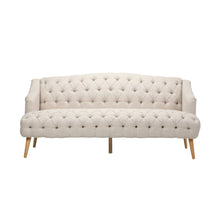 Load image into Gallery viewer, Comfy 3 Seat Sofa With Wooden Legs, For Living Room And Study
